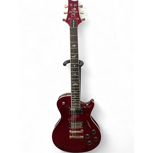 Used PRS SE Singlecut McCarty 594 Trans Red Solid Body Electric Guitar