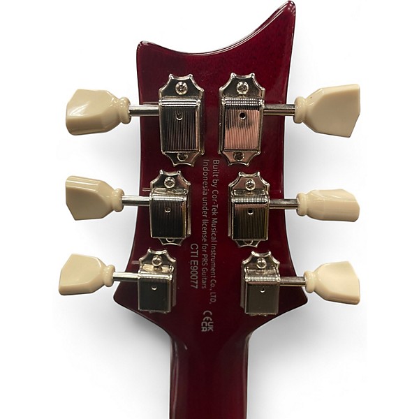 Used PRS SE Singlecut McCarty 594 Trans Red Solid Body Electric Guitar
