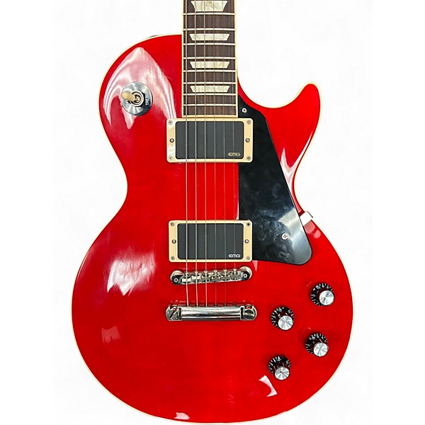 Used Gibson Les Paul Classic Red Solid Body Electric Guitar
