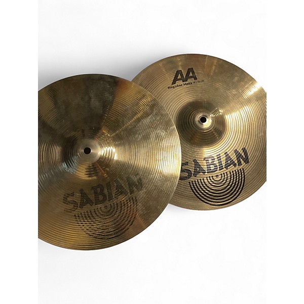 Used SABIAN 14in AA Regular High Hat Pair Cymbal