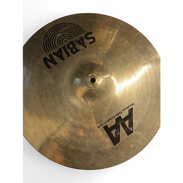 Used SABIAN 16in AA Medium Thin Crash Cymbal