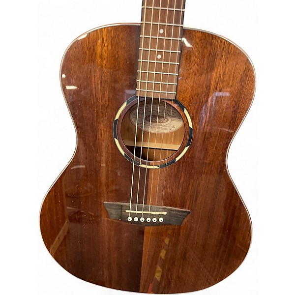 Used Washburn wl012se0 Natural Acoustic Guitar