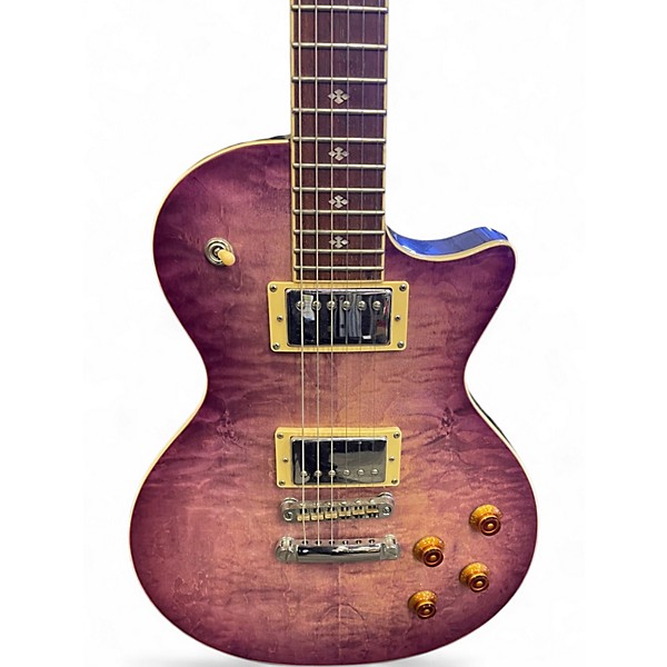 Used Xaviere XV500 Purple burst Solid Body Electric Guitar