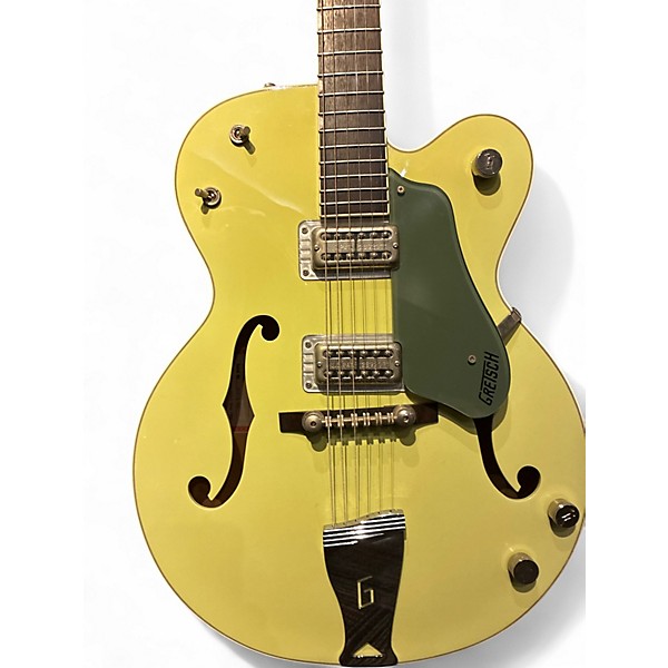 Used Gretsch Guitars G6118T 130th Anniversary Jr Yellow Hollow Body Electric Guitar