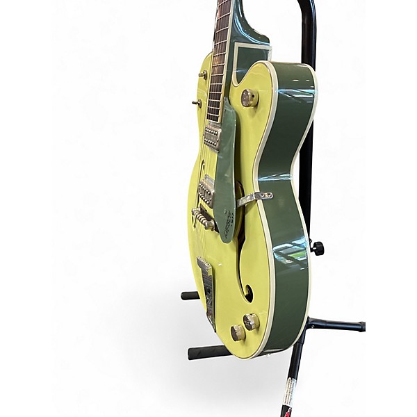 Used Gretsch Guitars G6118T 130th Anniversary Jr Yellow Hollow Body Electric Guitar