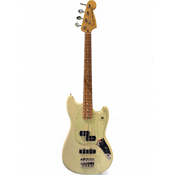 Used Fender Mustang Bass Sonic Blue Electric Bass Guitar
