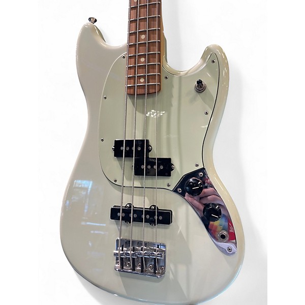 Used Fender Mustang Bass Sonic Blue Electric Bass Guitar