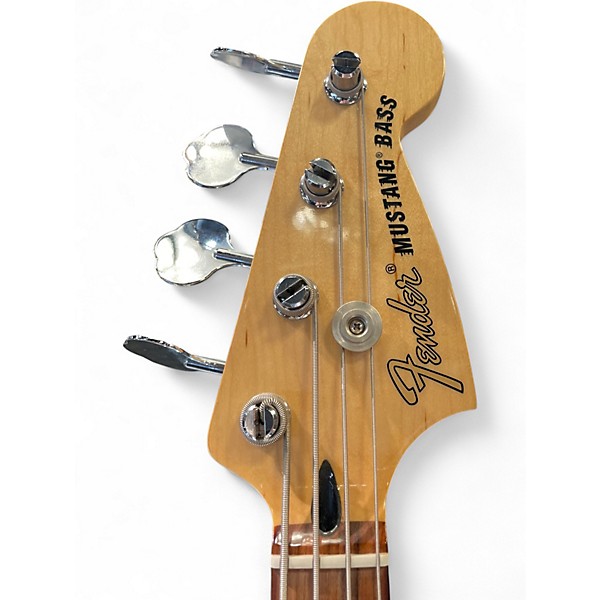 Used Fender Mustang Bass Sonic Blue Electric Bass Guitar