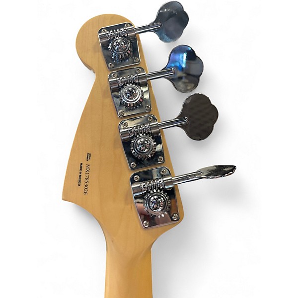 Used Fender Mustang Bass Sonic Blue Electric Bass Guitar