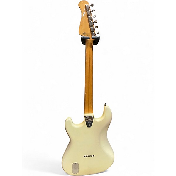 Vintage 1980s Ernie Ball Music Man Sabre II Olympic White Solid Body Electric Guitar