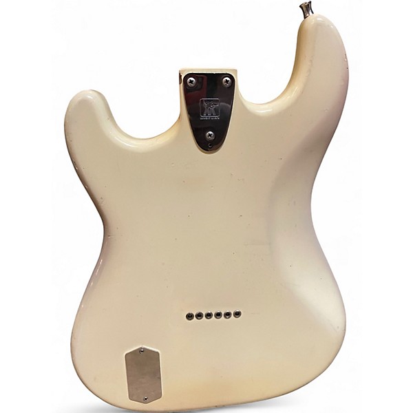 Vintage 1980s Ernie Ball Music Man Sabre II Olympic White Solid Body Electric Guitar