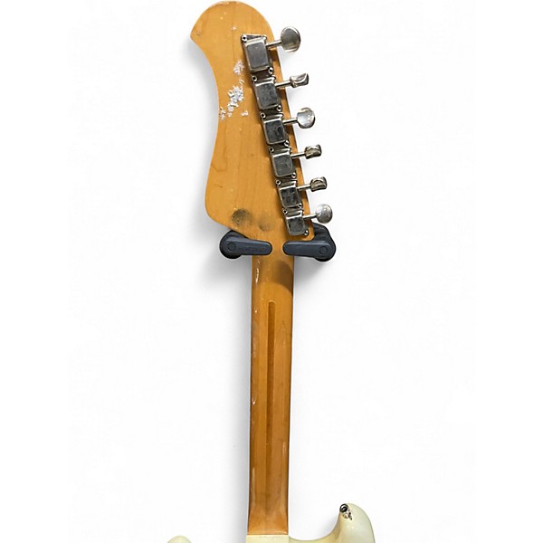 Vintage 1980s Ernie Ball Music Man Sabre II Olympic White Solid Body Electric Guitar