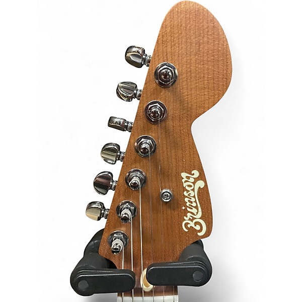 Used Bronson CVT White Solid Body Electric Guitar