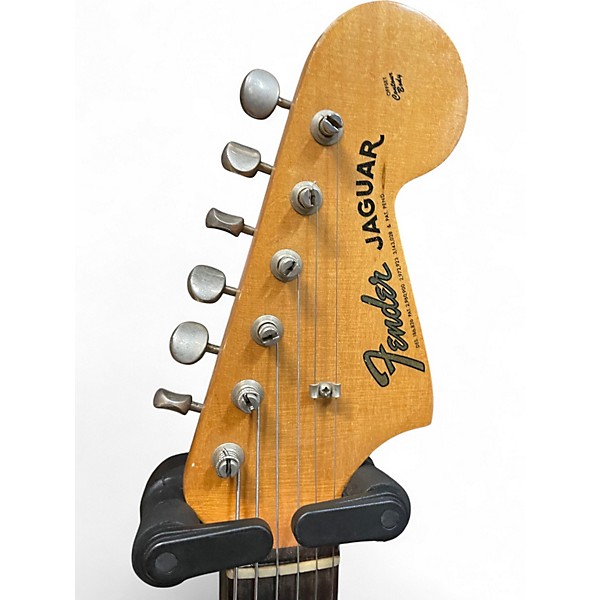 Vintage 1965 Fender Jaguar Sunburst Solid Body Electric Guitar