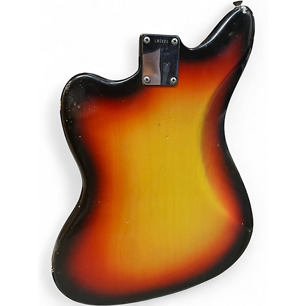 Vintage 1965 Fender Jaguar Sunburst Solid Body Electric Guitar