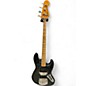 Vintage 1977 Fender Jazz Bass Black Electric Bass Guitar thumbnail