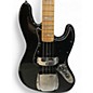 Vintage 1977 Fender Jazz Bass Black Electric Bass Guitar