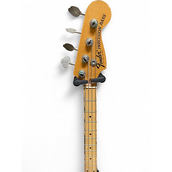 Vintage 1975 Fender Precision Bass Natural Electric Bass Guitar
