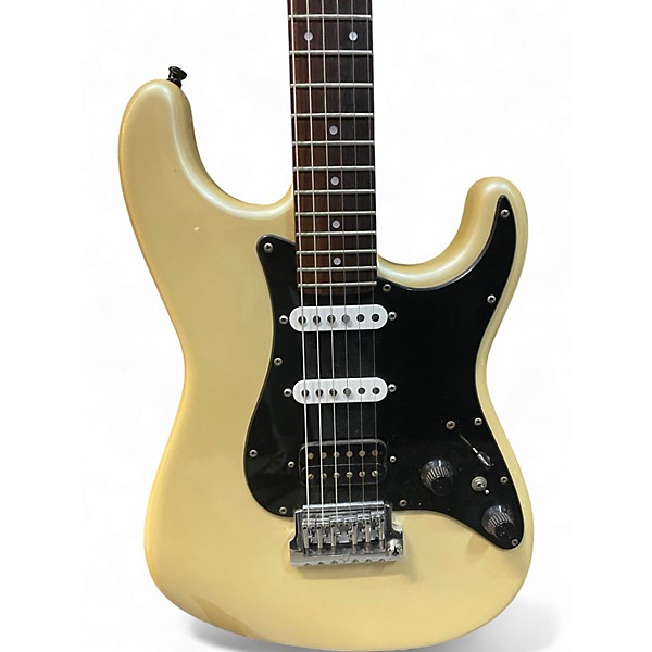 Used Fender MIJ Contemporary Stratocaster Silver Solid Body Electric Guitar