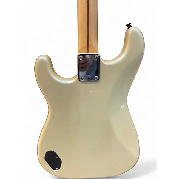 Used Fender MIJ Contemporary Stratocaster Silver Solid Body Electric Guitar