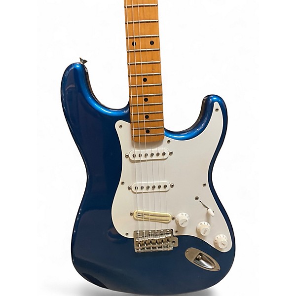Used Fender MIJ Stratocaster Blue Solid Body Electric Guitar