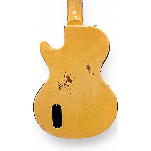 Vintage 1957 Gibson Les Paul Junior TV Yellow Solid Body Electric Guitar