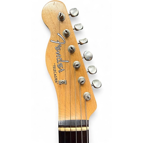 Vintage 1961 Fender Telecaster Left Handed Blonde Solid Body Electric Guitar