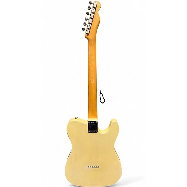 Vintage 1961 Fender Telecaster Left Handed Blonde Solid Body Electric Guitar