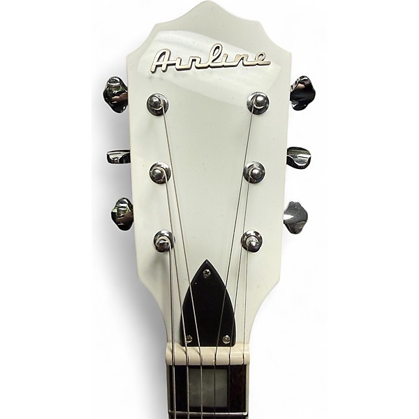 Used Eastwood Airline Tuxedo RJ Gold Solid Body Electric Guitar