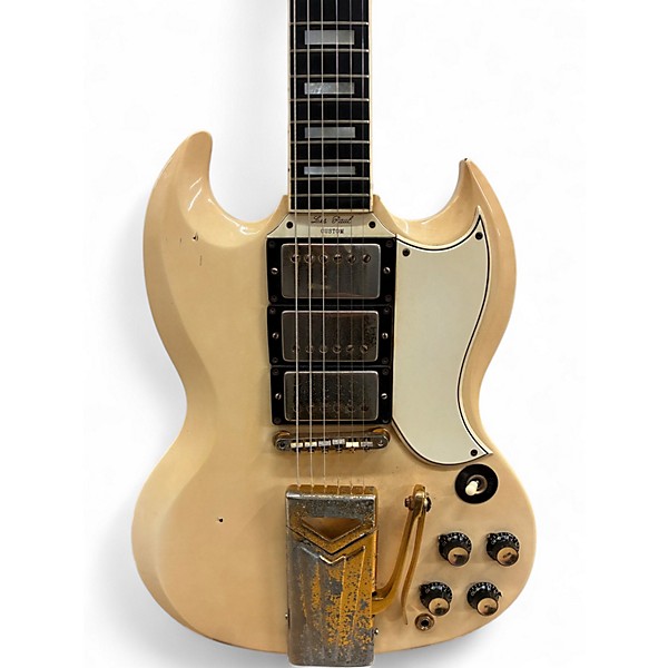 Vintage 1961 Gibson Les Paul SG Custom Polar White Solid Body Electric Guitar