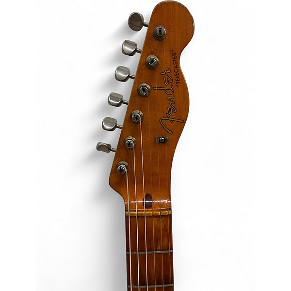 Vintage 1957 Fender Telecaster Natural Solid Body Electric Guitar