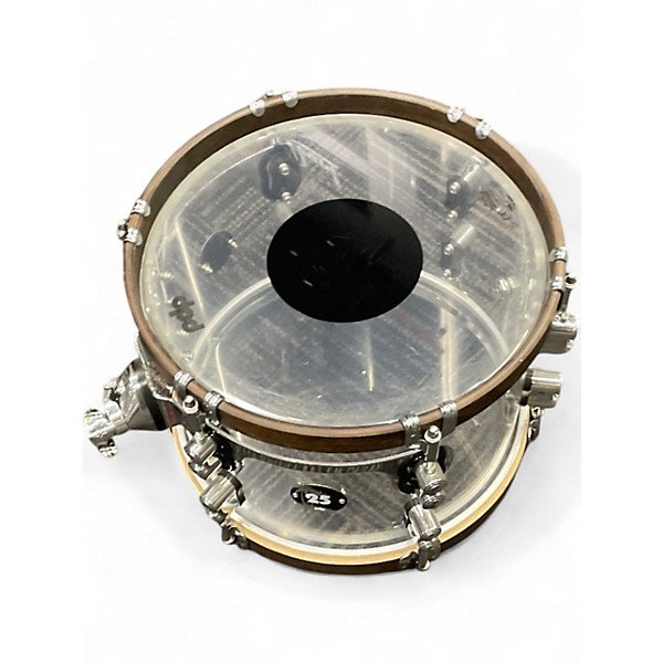 Used PDP by DW 25th Anniversary Clear Acrylic 4pc Clear Drum Kit