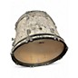 Used Ludwig Classic Maple 3pc Downbeat White Drum Kit