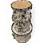 Used Ludwig Classic Maple 3pc Downbeat White Drum Kit