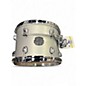 Used Mapex Saturn Evolution Rock Birch 4pc Metallic Silver Drum Kit