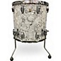 Used Ludwig Classic Maple 3pc Fab White Drum Kit