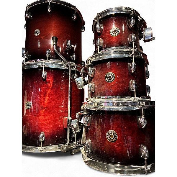 Used Gretsch Drums Catalina Maple 6pc Dark Cherry Burst Drum Kit