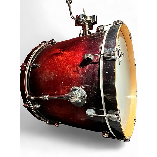 Used Gretsch Drums Catalina Maple 6pc Dark Cherry Burst Drum Kit