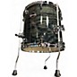 Used ddrum Dominion Birch 6pc with Ash Veneer Trans Black Drum Kit