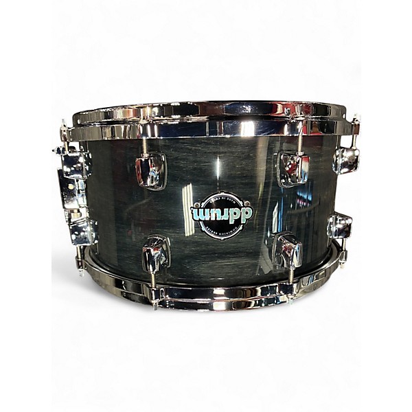 Used ddrum Dominion Birch 6pc with Ash Veneer Trans Black Drum Kit
