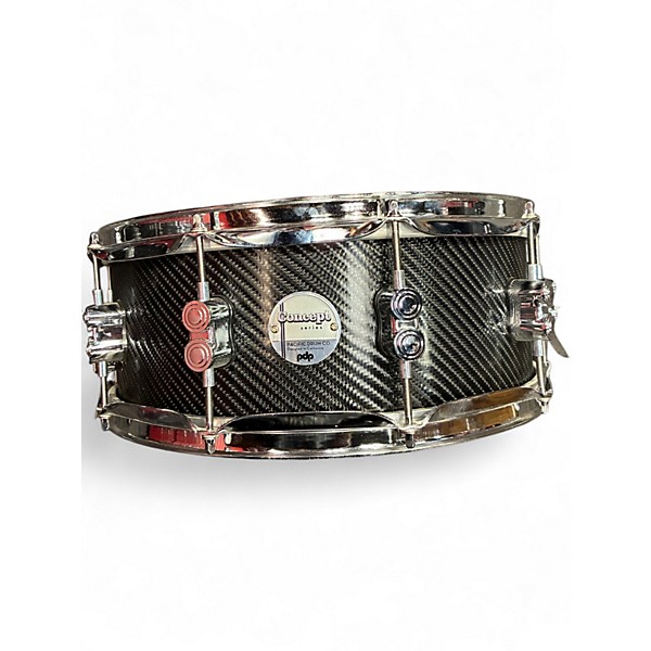 Used PDP by DW Concept Maple 6pc Metallic Gray Drum Kit