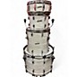 Used Pearl President Series Phenolic 4p Pearl White Drum Kit thumbnail