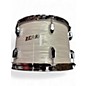 Used Pearl President Series Phenolic 4p Pearl White Drum Kit