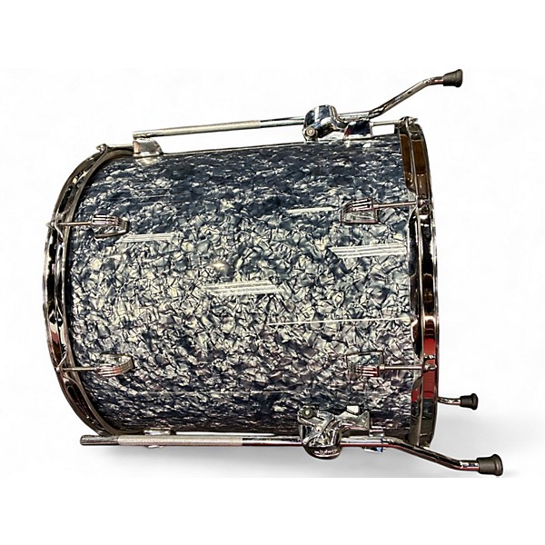 Used Ludwig Neusonic 3pc Fab Blue Drum Kit