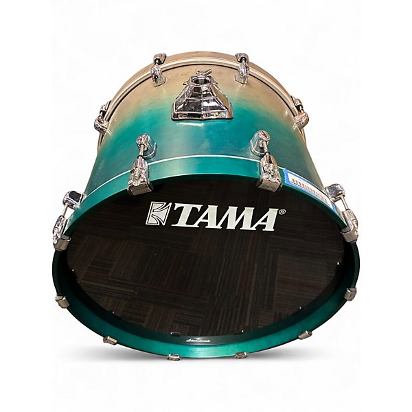 Used TAMA Starclassic Walnut/Birch 4pc Blue Sapphire Drum Kit