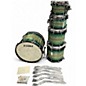 Used TAMA STAR Factory Vault Maple 5pc Cerulean Blue Drum Kit thumbnail