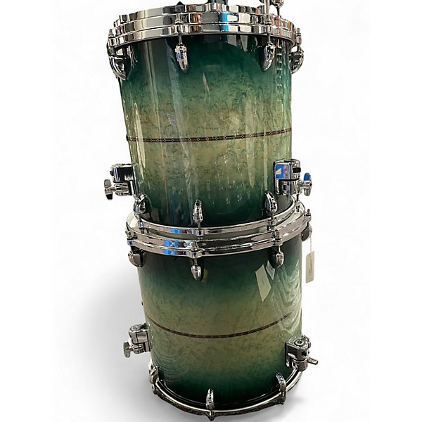 Used TAMA STAR Factory Vault Maple 5pc Cerulean Blue Drum Kit