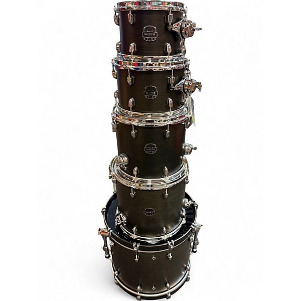Used Mapex Saturn Studioease 5pc Satin Black Drum Kit