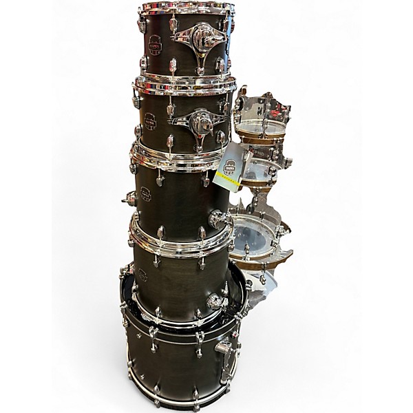 Used Mapex Saturn Studioease 5pc Satin Black Drum Kit