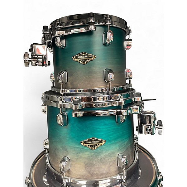 Used TAMA Starclassic Walnut/Birch 4pc Blue Sapphire Drum Kit